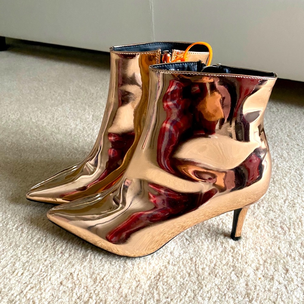 COPY - Rose Gold Chrome Heels